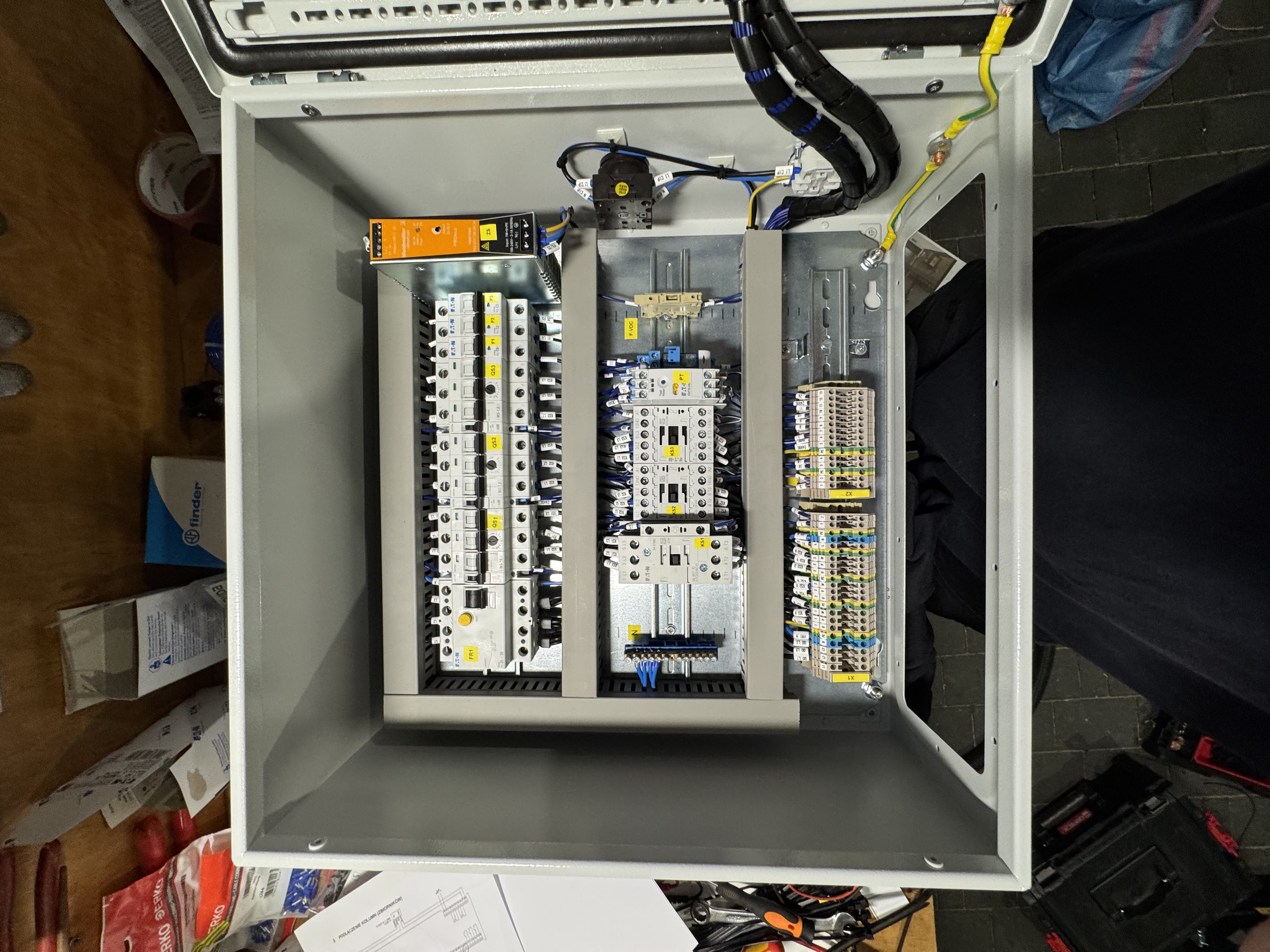 Rozdzielnica Smart Home instalacja elektryczna Automatyka inteligentny dom Zonik Automation